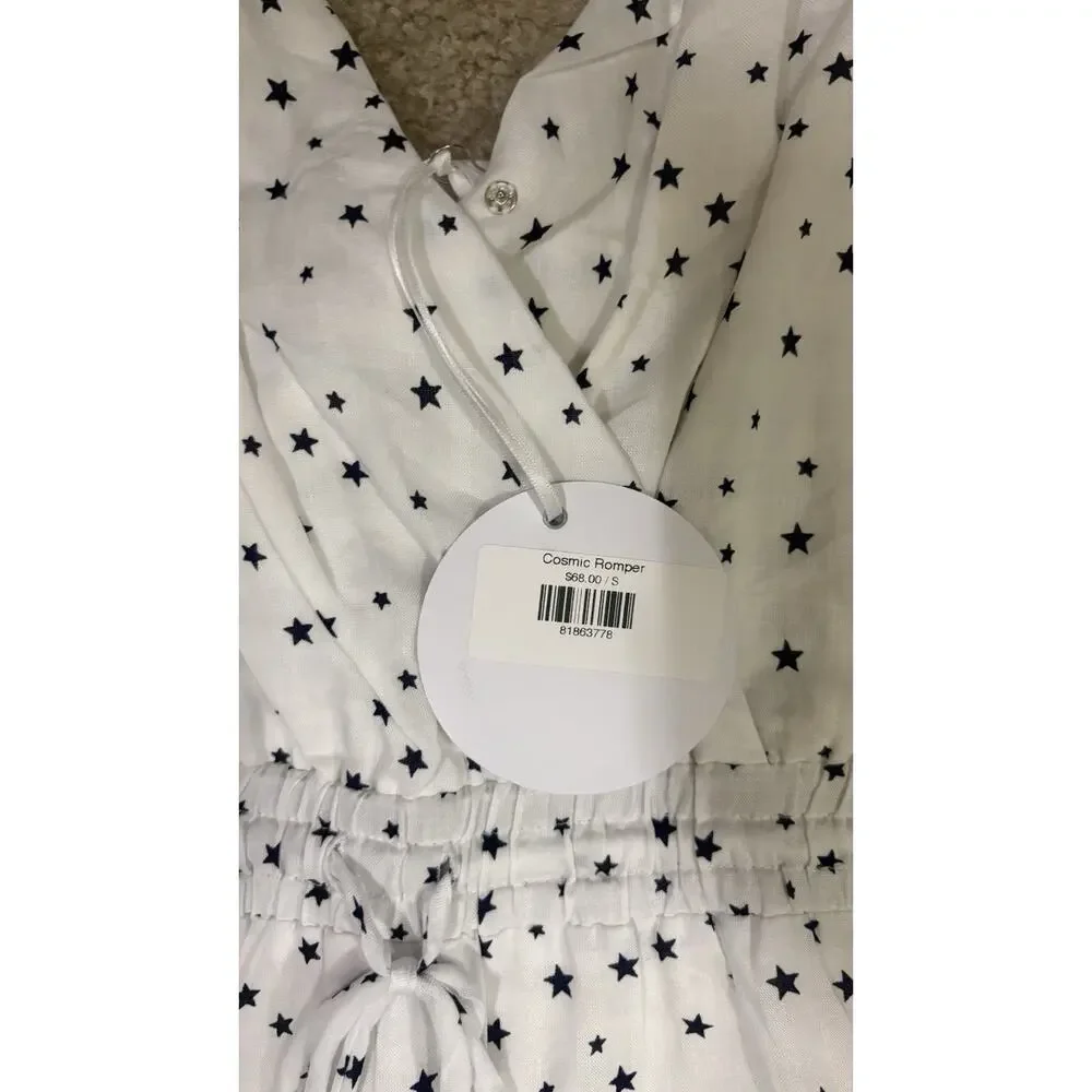 ✨ Storia White Star Print Romper ✨